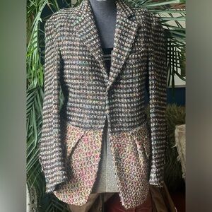 Wooster and Lardini Tweed Jacket 46